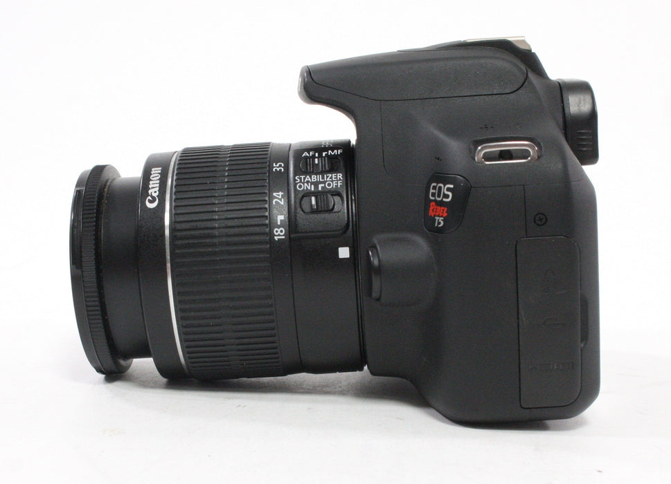 Canon Rebel T5 Digital SLR Camera with 18-55mm ff/3.5-5.6 IS II Lens Shutter Count 2,170