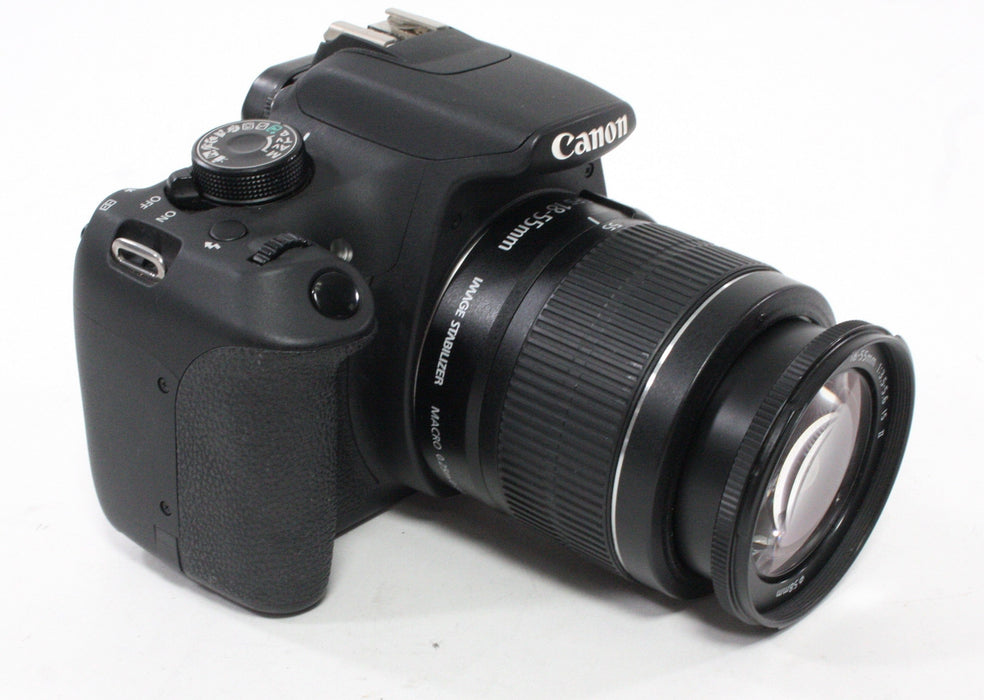 Canon Rebel T5 Digital SLR Camera with 18-55mm ff/3.5-5.6 IS II Lens Shutter Count 2,170