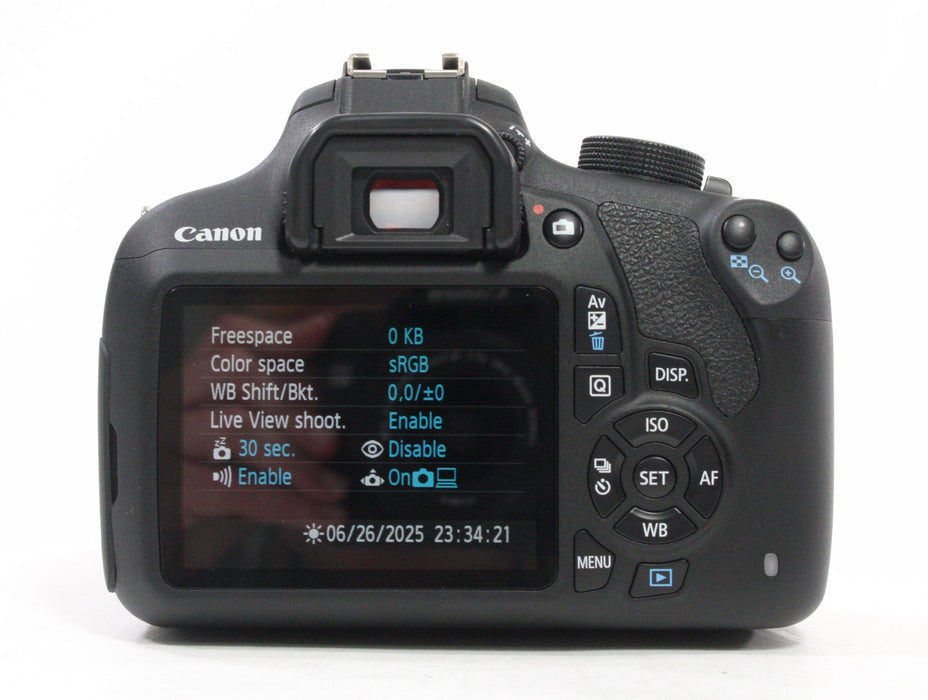 Canon Rebel T5 Digital SLR with 18-55mm f/3.5-5.6 Lens with Shutter Count ONLY 194