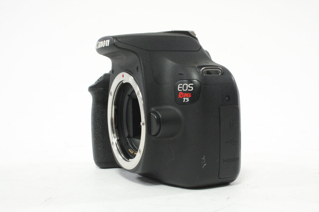 Canon Rebel T5 DSLR Camera Body with Shutter Count 18,169 @ 18%