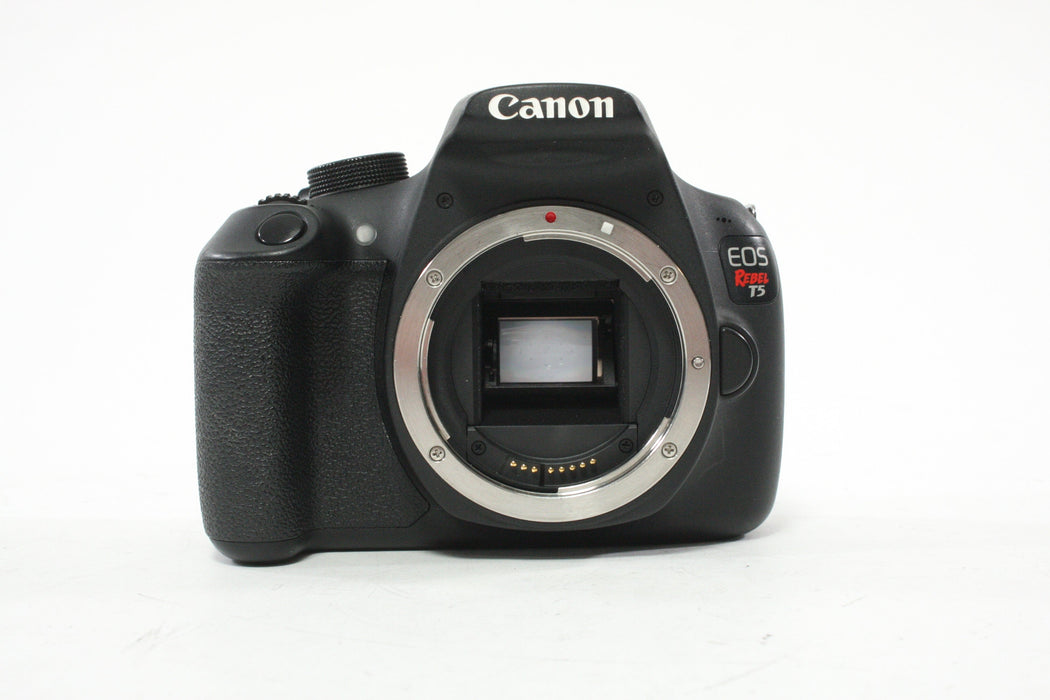 Canon Rebel T5 DSLR Camera Body with Shutter Count 18,169 @ 18%