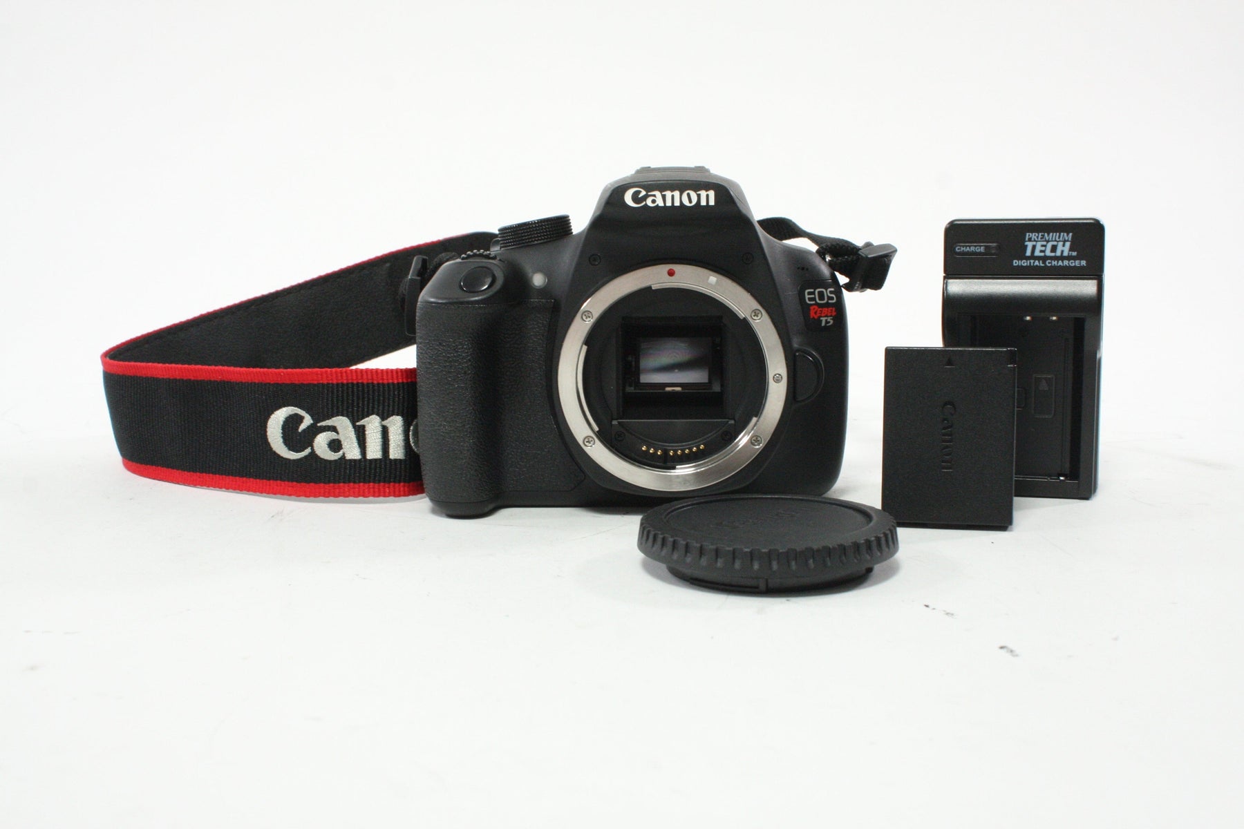 Canon Rebel T5 DSLR Camera Body with Shutter Count 18,169 @ 18%
