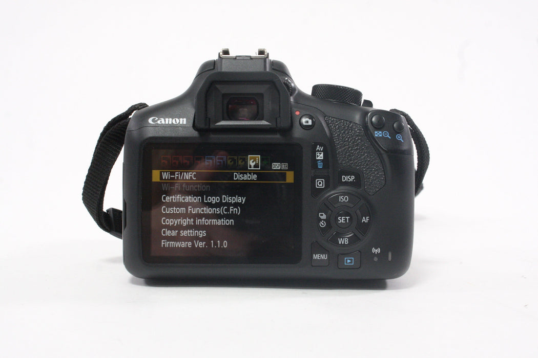Canon Rebel T6 Digital SLR Camera with 18-55mm f/3.5-5.6 IS II with Shutter Count 8,435