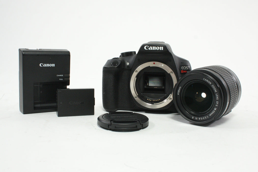 Canon Rebel T6 DSLR Camera with 18-55mm f/3.5-5.6 IS II EF-S Lens with a Shutter Count of 7,362