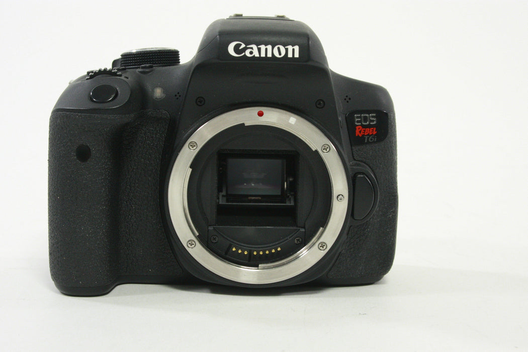 Canon Rebel T6i Digital Camera with 18-55mm STM Lens - Shutter Count 4,569