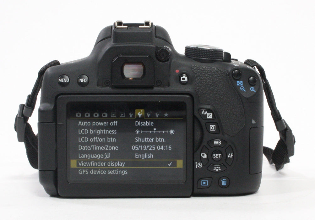 Canon Rebel T6i Digital Camera with Shutter Count 10,440