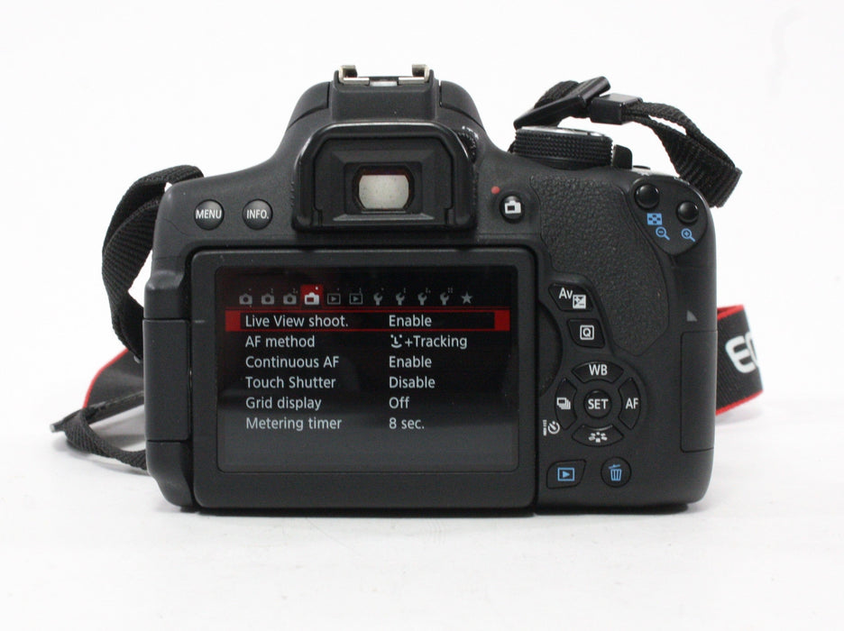 Canon Rebel T6i DSLR with 18-55mm f/3.5-5.6 IS STM Lens