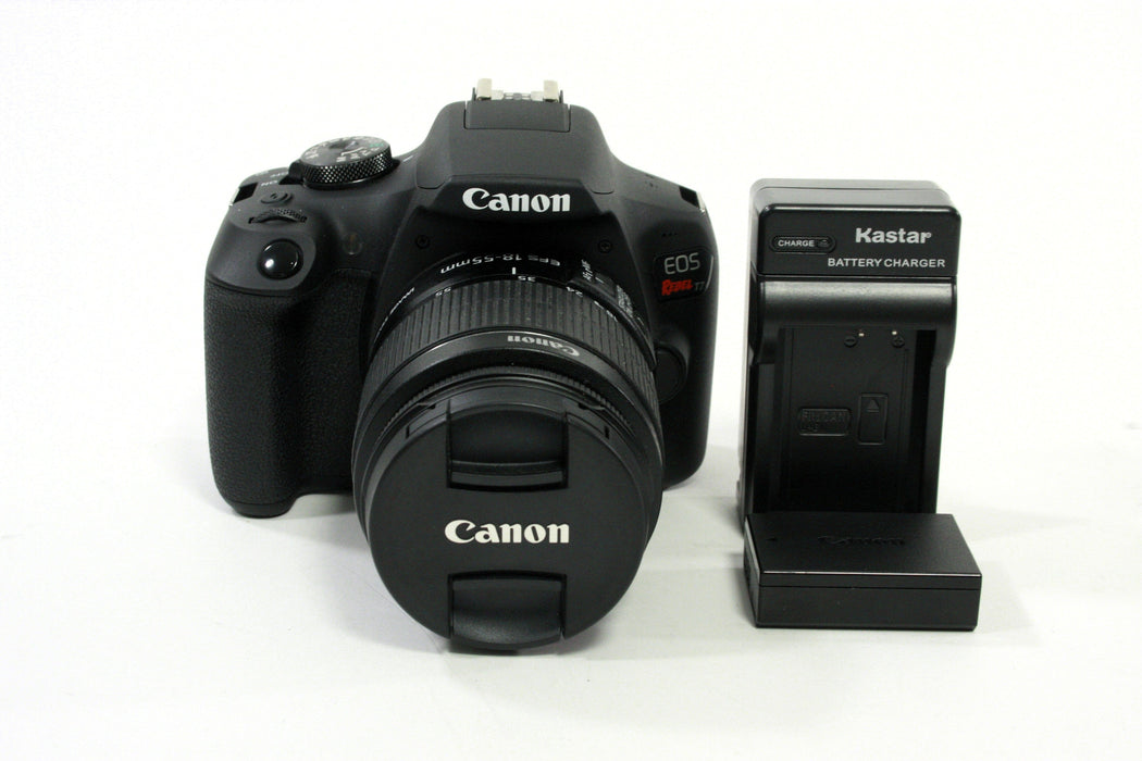 Canon Rebel T7  Digital SLR w/ 18-55mm Is II Lens - Shutter Count ONLY 64!