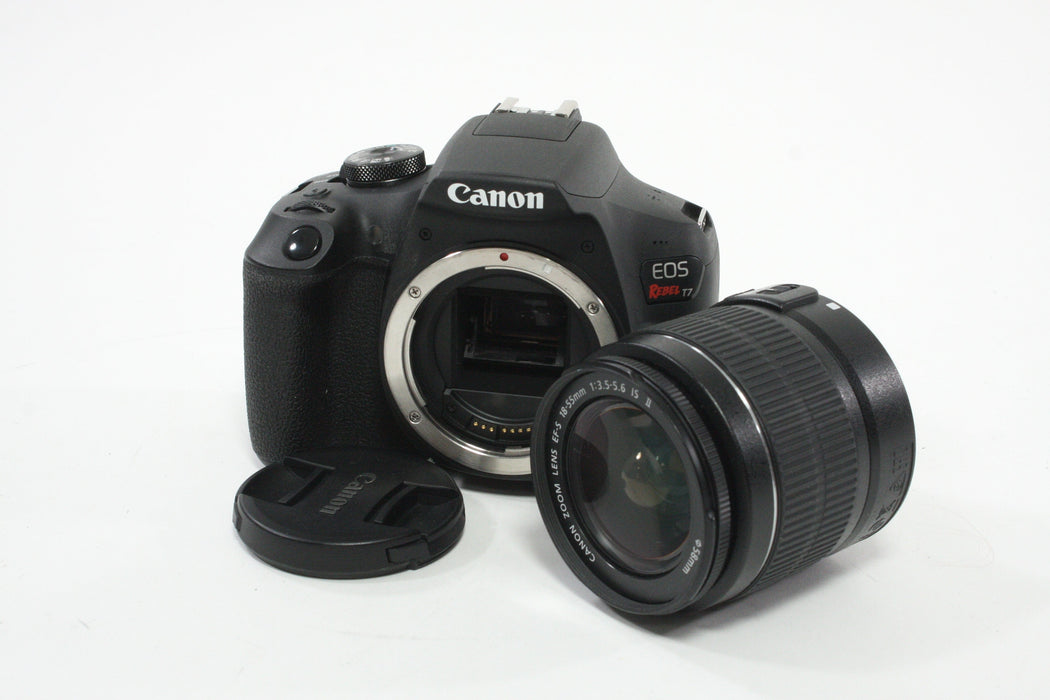 Canon Rebel T7 DSLR Camera with 18-55mm f/3.5-5.6 IS II Lens