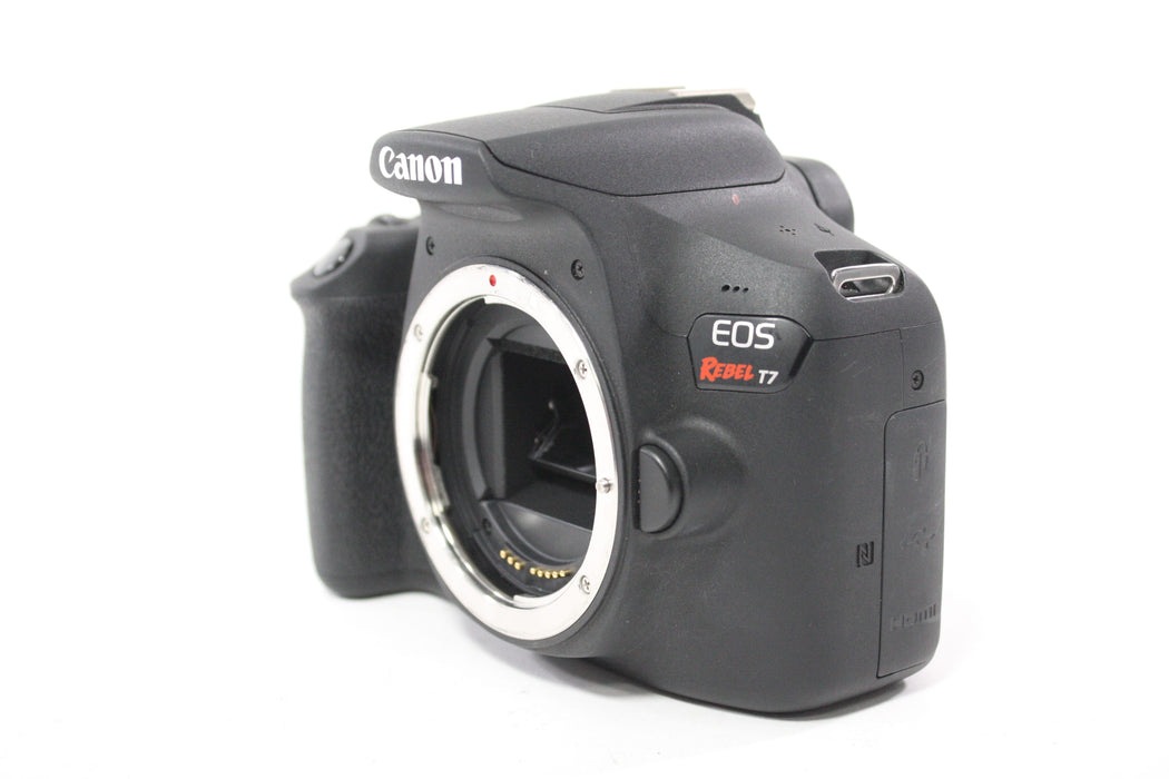 Canon Rebel T7 DSLR Camera with 18-55mm f/3.5-5.6 IS II Lens for EF Mount with Shutter Count 1,373