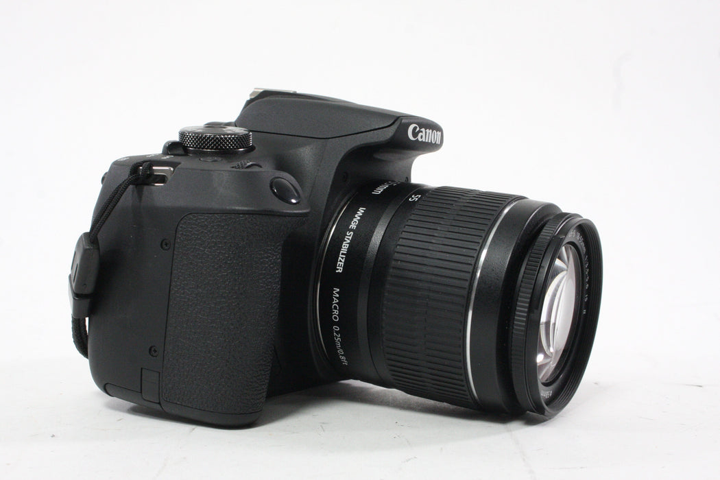 Canon Rebel T7 DSLR Camera with 18-55mm f/3.5-5.6 IS II Lens Shutter Count 2,185