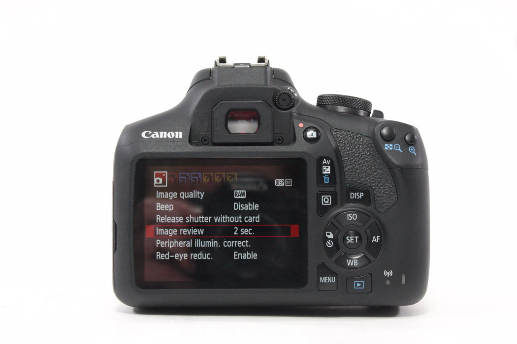 Canon  Rebel T7 DSLR with 18-55mm  f/3.5-5.6 IS II Lens Shutter Count 5,582