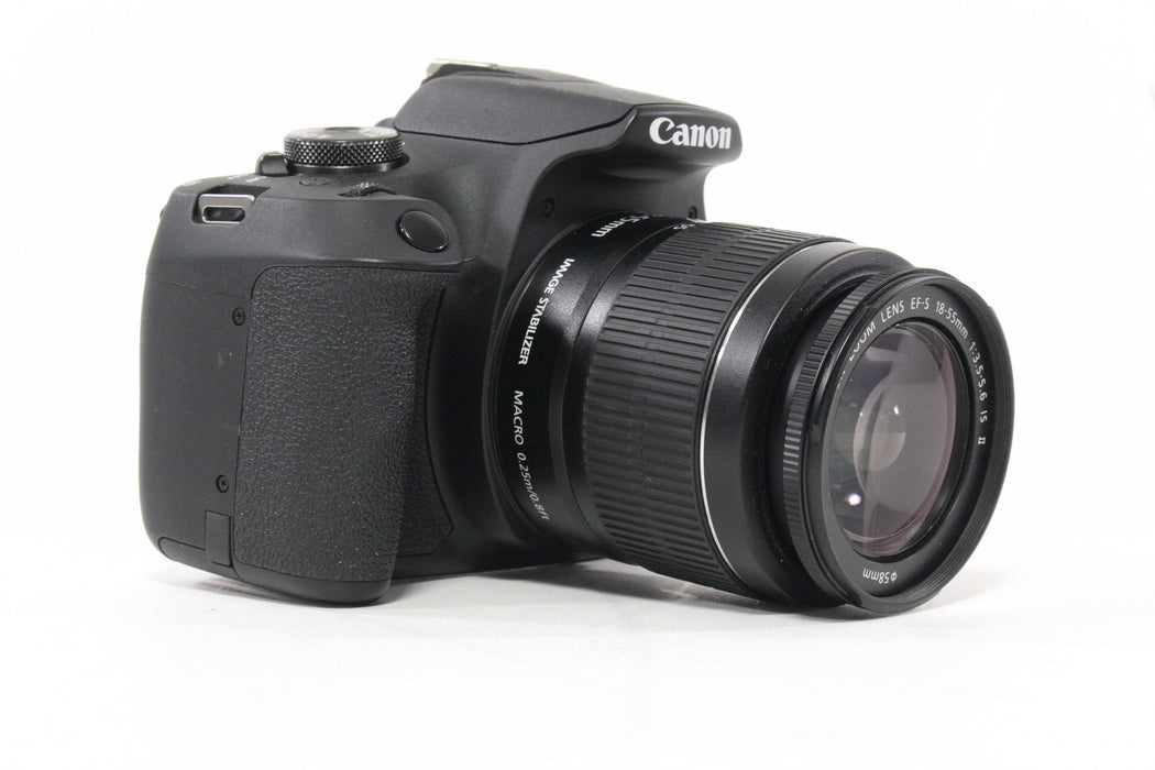 Canon  Rebel T7 DSLR with 18-55mm  f/3.5-5.6 IS II Lens Shutter Count 5,582