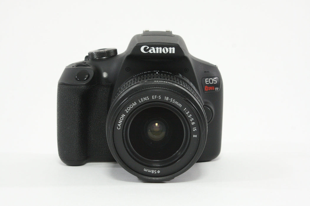 Canon Rebel T7 with EF-S 18-55mm F3.5-5.6 IS II Lens - Shutter Count 20892