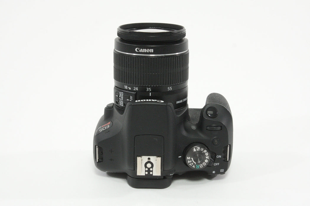 Canon Rebel T7 with EF-S 18-55mm F3.5-5.6 IS II Lens - Shutter Count 20892