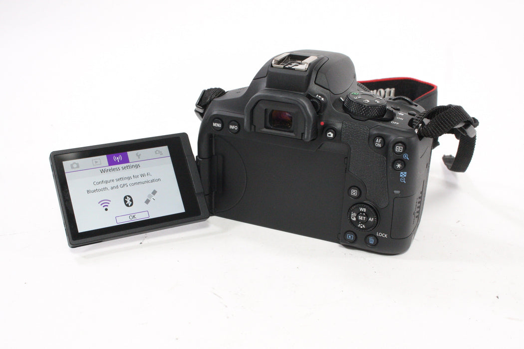 Canon Rebel T8i DSLR Camera with 18-55 f/4-5.6 IS STM Lens with Shutter Count Less Than 9,000