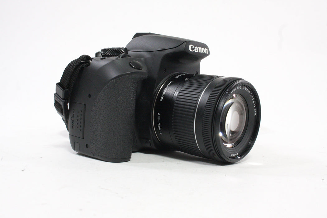 Canon Rebel T8i DSLR Camera with 18-55 f/4-5.6 IS STM Lens with Shutter Count Less Than 9,000