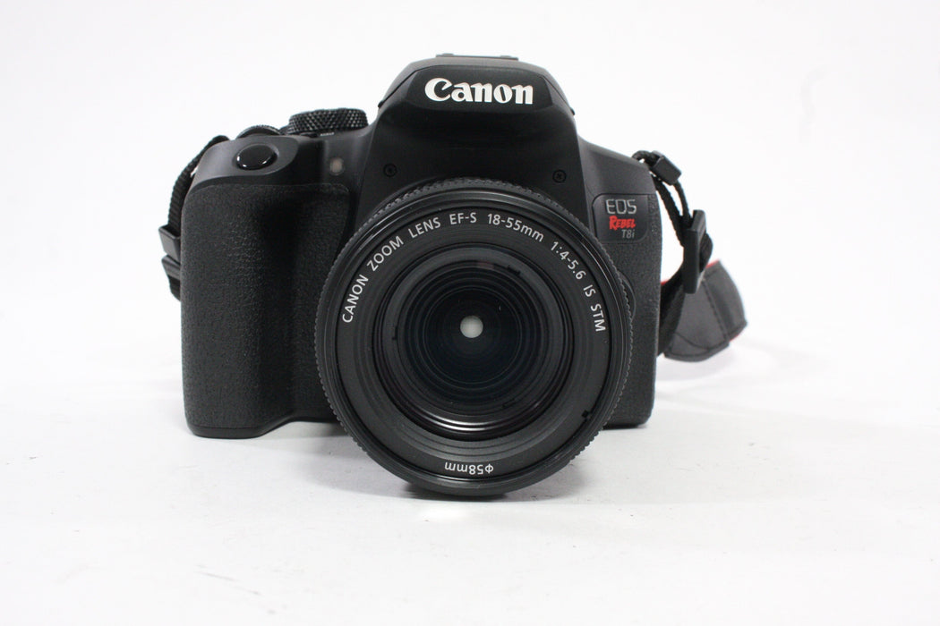 Canon Rebel T8i DSLR Camera with 18-55 f/4-5.6 IS STM Lens with Shutter Count Less Than 9,000