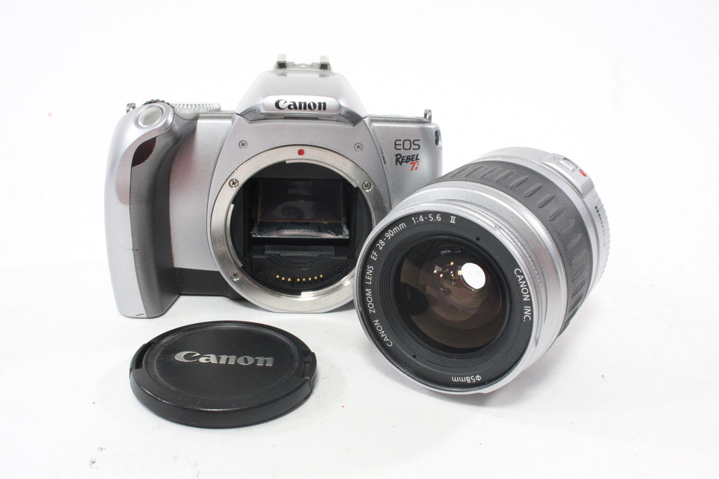 Canon Rebel Ti 35mm SLR Camera with 28-90mm f/4-5.6 II Lens