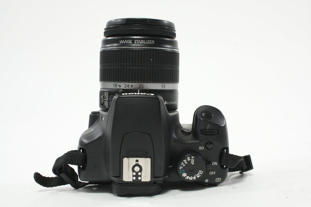 Canon Rebel XS DSLR with 18-55mm f/3.5-5.6 IS Lens and Shutter Count 7,684
