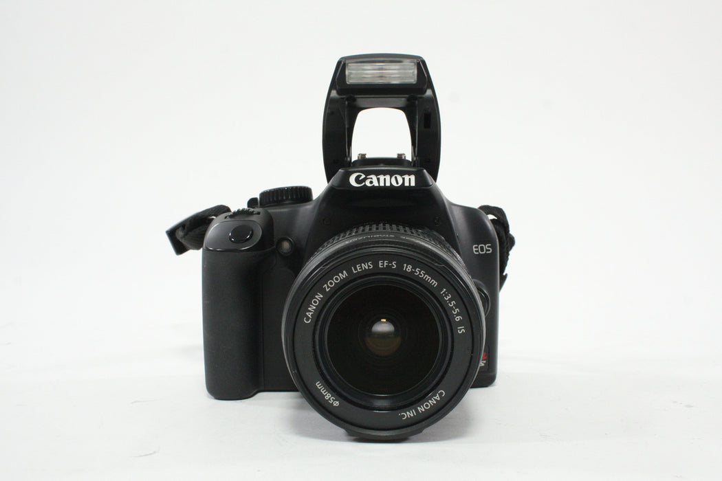 Canon Rebel XS DSLR with 18-55mm f/3.5-5.6 IS Lens and Shutter Count 7,684