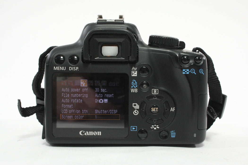 Canon Rebel XS DSLR with 18-55mm f/3.5-5.6 IS Lens and Shutter Count 7,684