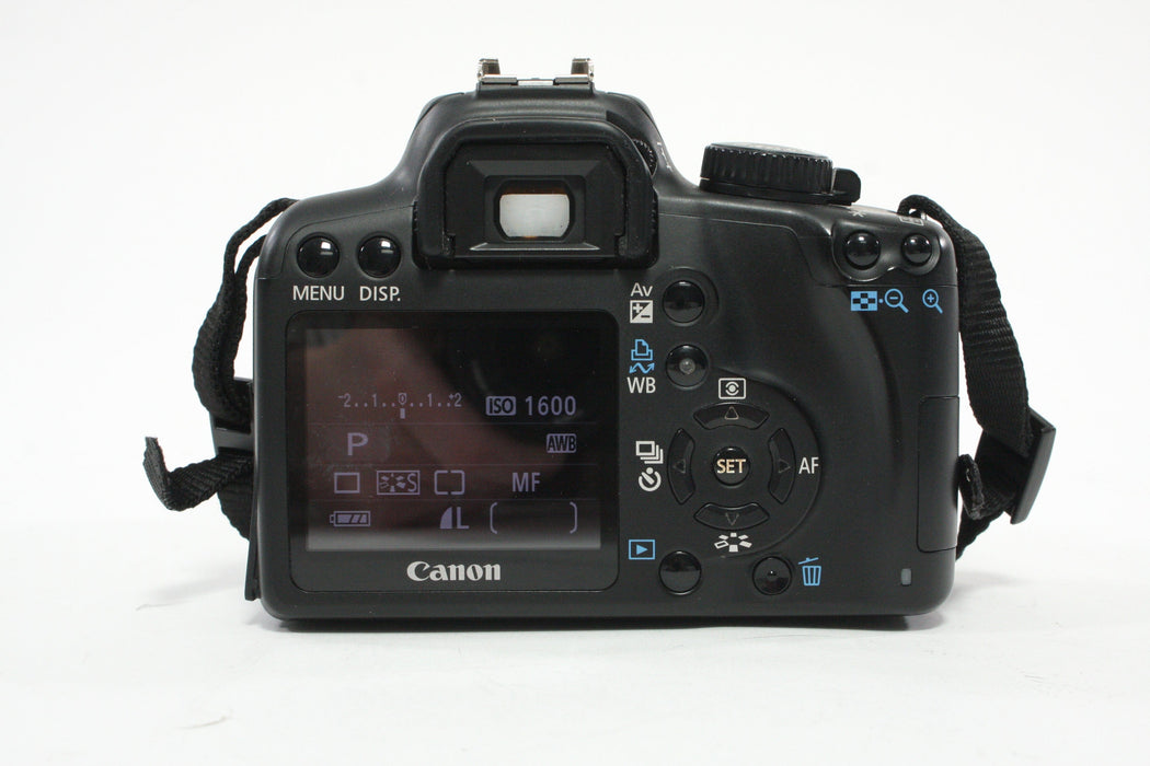 Canon Rebel XS DSLR with 18-55mm f/3.5-5.6 IS Lens and Shutter Count 7,684