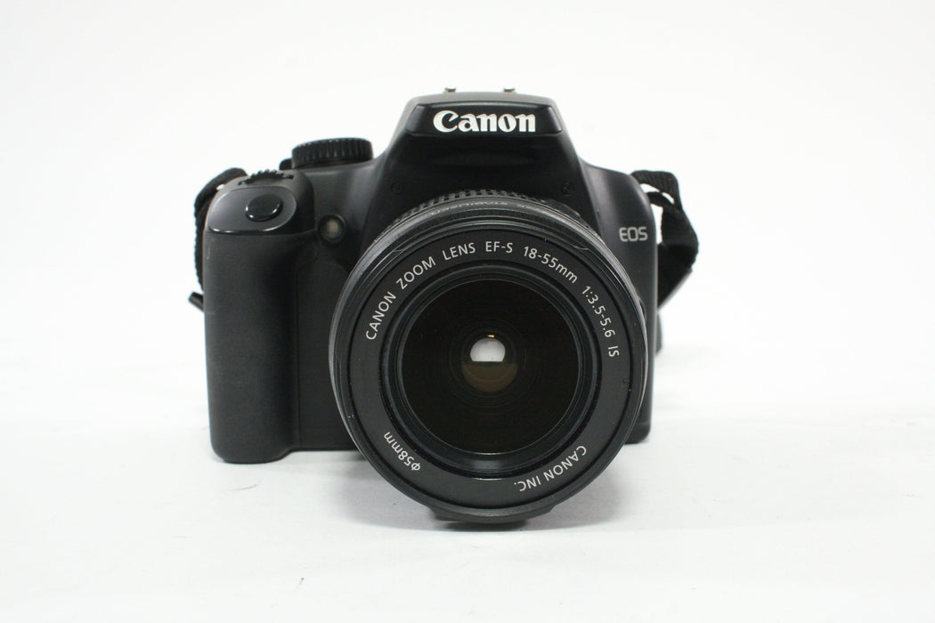 Canon Rebel XS DSLR with 18-55mm f/3.5-5.6 IS Lens and Shutter Count 7,684
