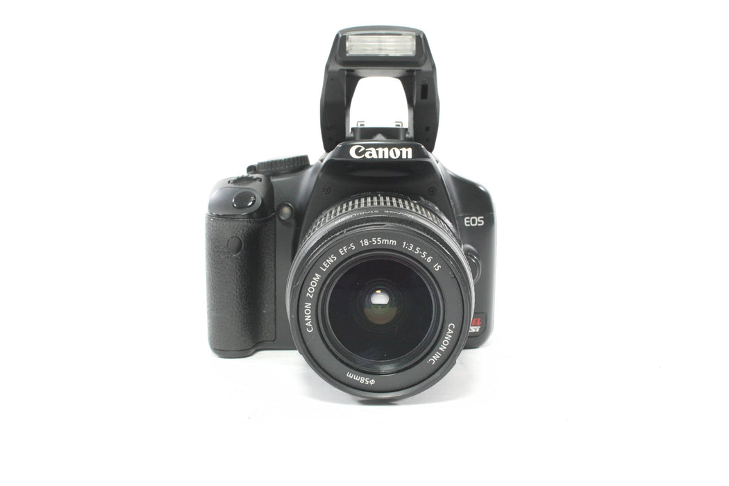 Canon Rebel XSi DSLR Camera with 18-55mm f/3.5-5.6 IS EF-S Lens Shutter Count 18,504