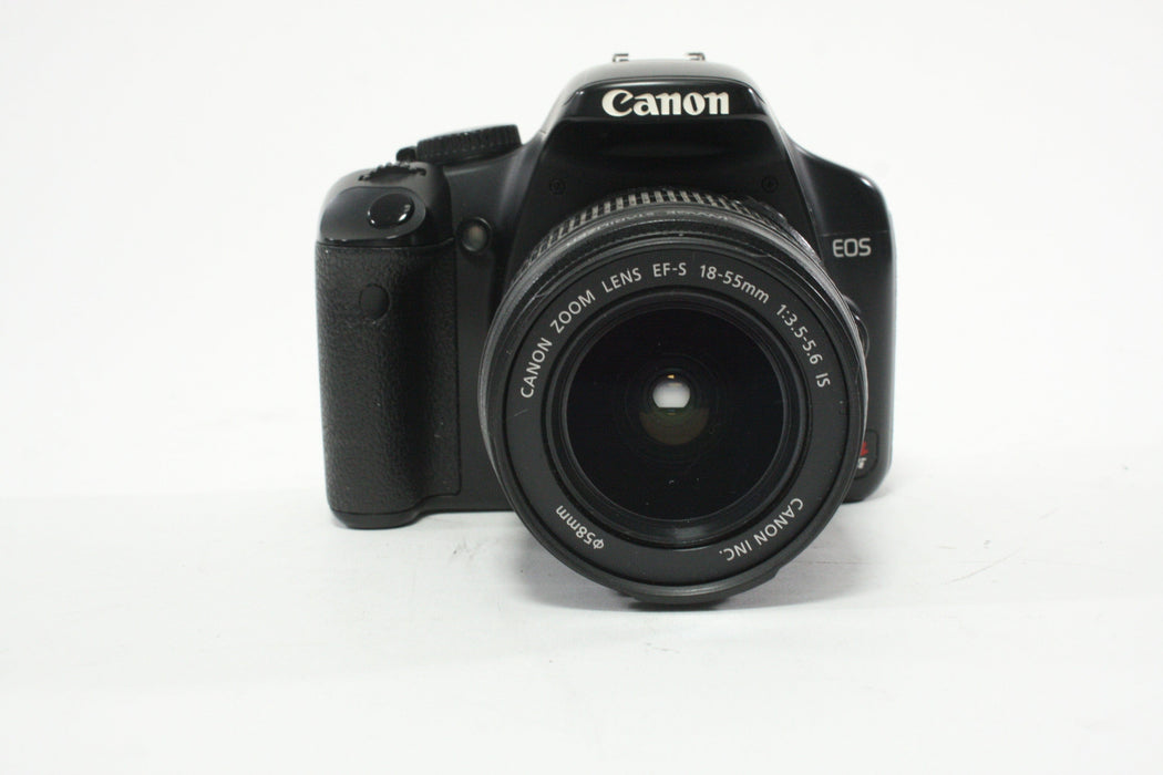 Canon Rebel XSi DSLR Camera with 18-55mm f/3.5-5.6 IS EF-S Lens Shutter Count 18,504