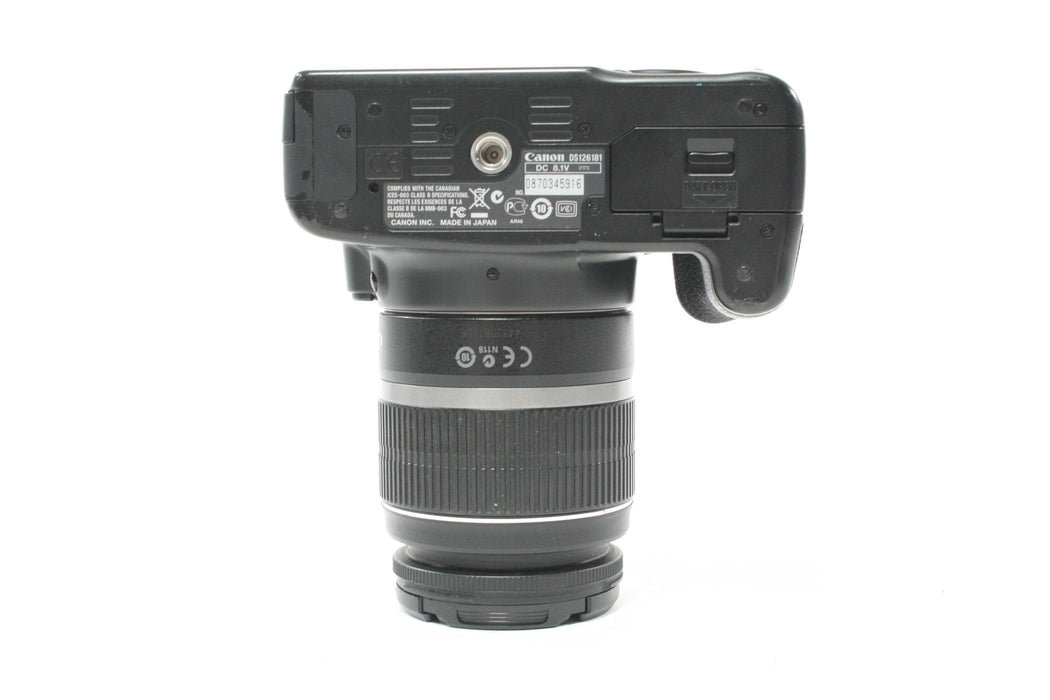 Canon Rebel XSi DSLR Camera with 18-55mm f/3.5-5.6 IS EF-S Lens Shutter Count 18,504