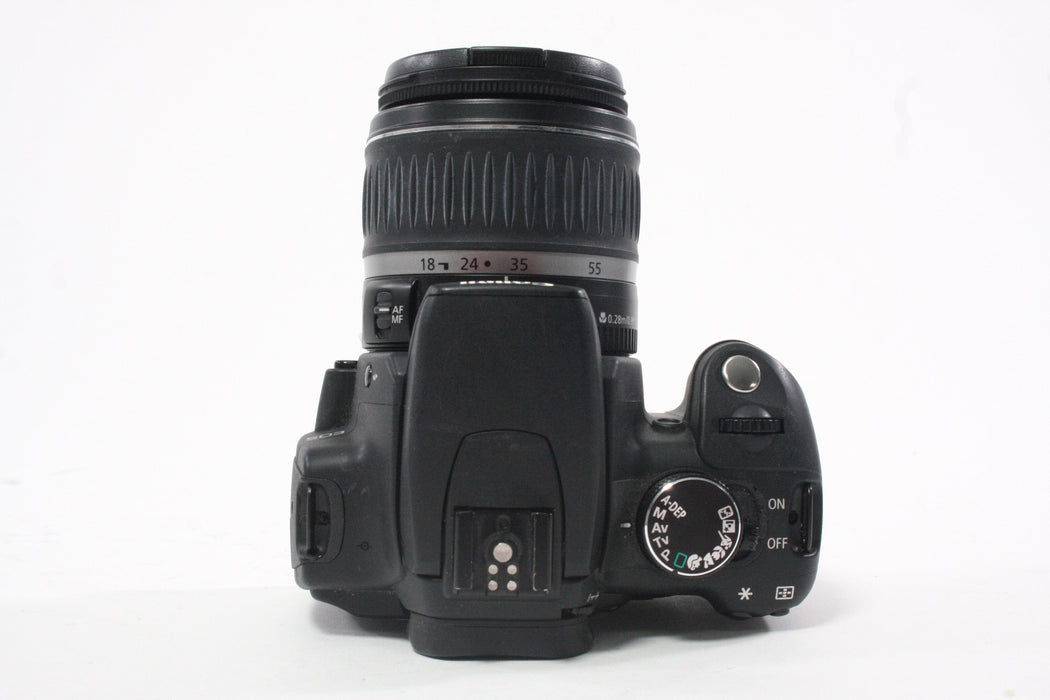 Canon Rebel XT DSLR Camera with 18-55mm f/3.5-5.6 II EF-S Lens Shutter Count N/A