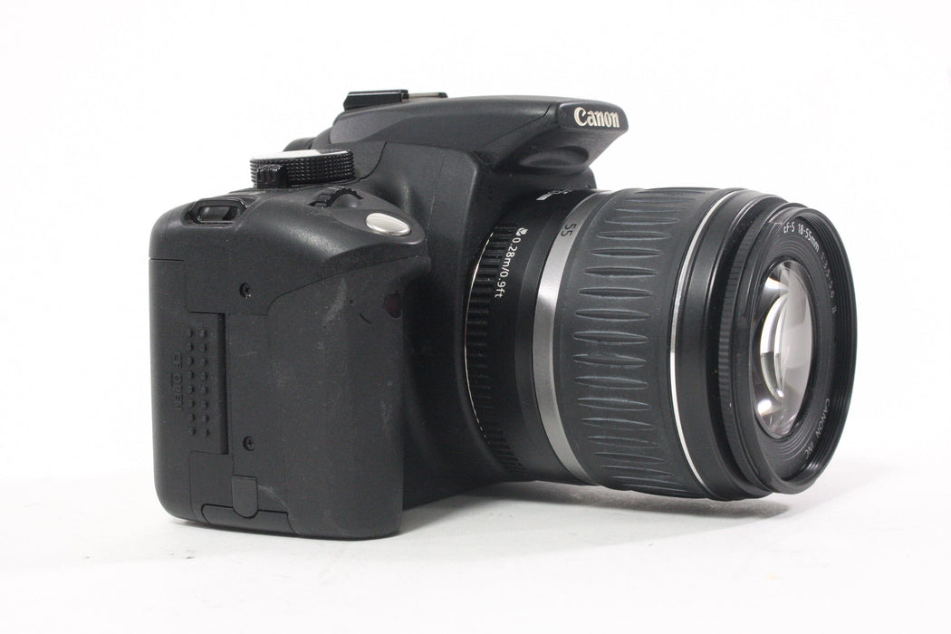 Canon Rebel XT DSLR Camera with 18-55mm f/3.5-5.6 II EF-S Lens Shutter Count N/A