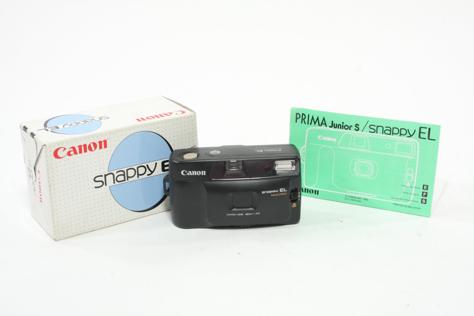 Canon Snappy EL Macro 35mm Camera