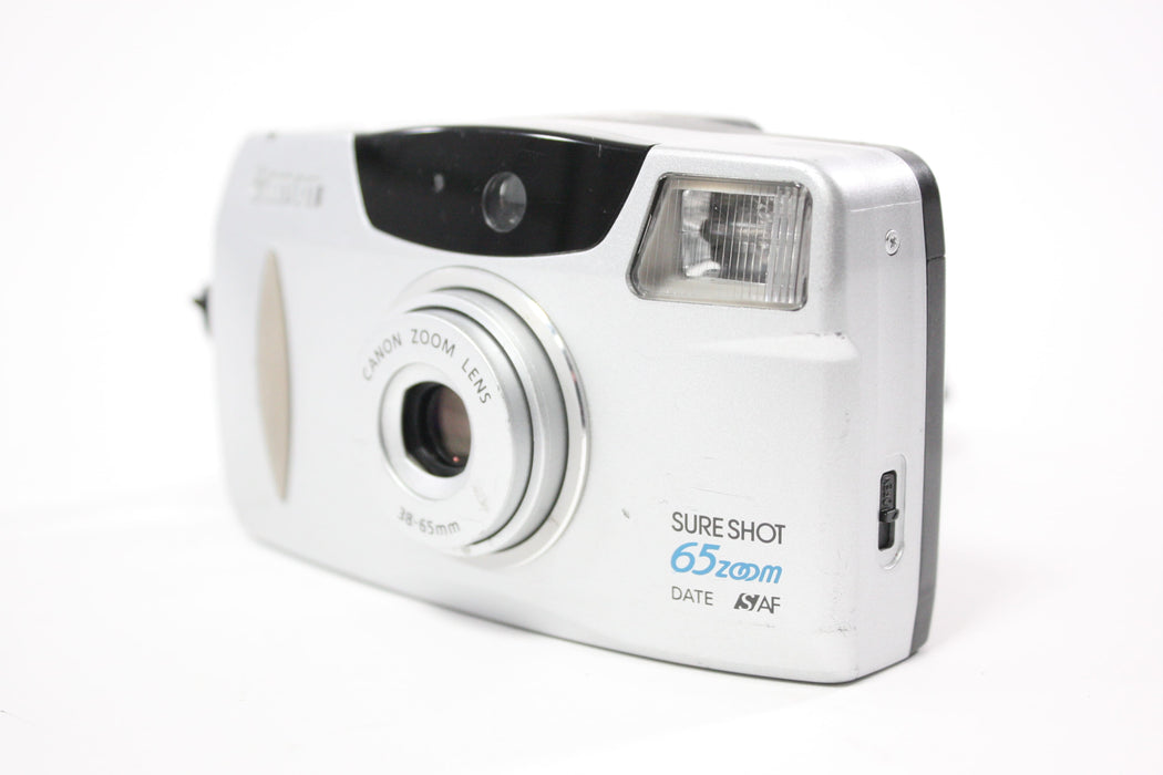 Canon Sure Shot 65 Zoom Quartz Date 35mm Point and Shoot Camera