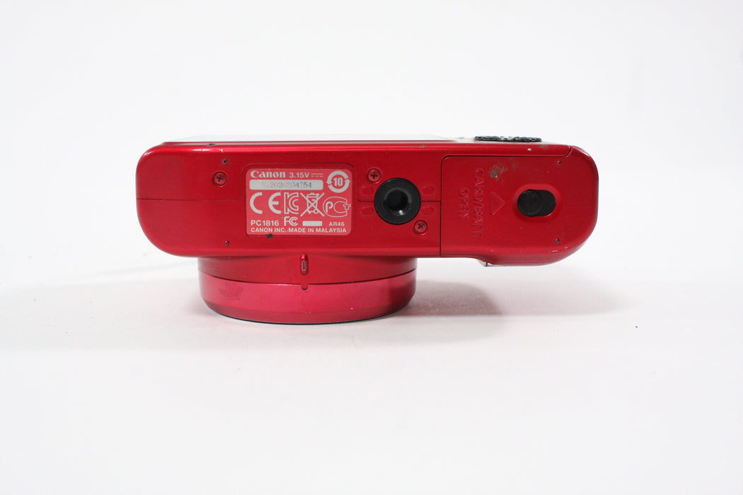 Canon SX160 Digital Point-and-Shoot Camera 16x Zoom16.0mp (Red)
