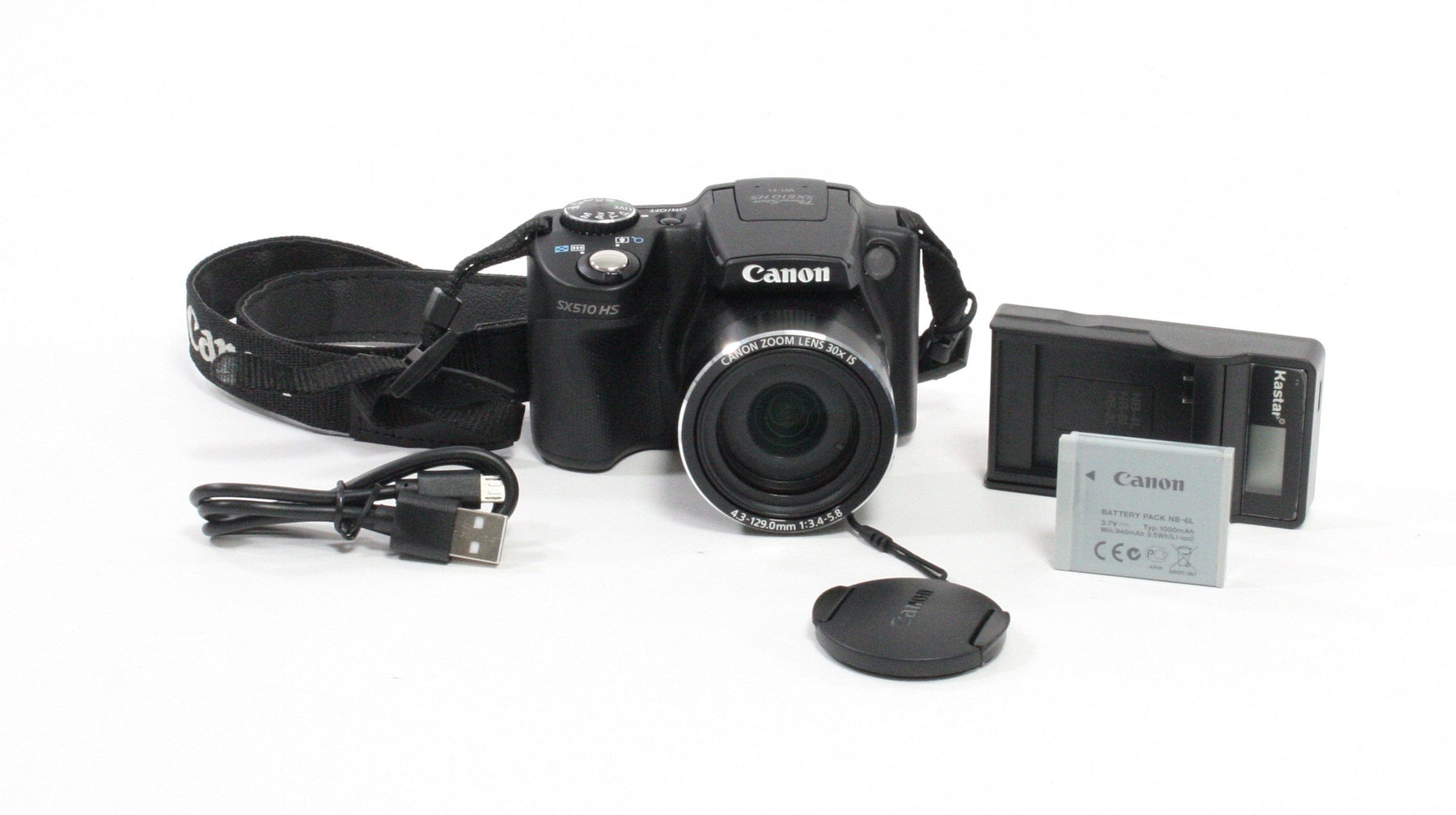 Canon  SX510 HS PowerShot Digital Camera 30x Zoom 12.1mp (AS-IS)