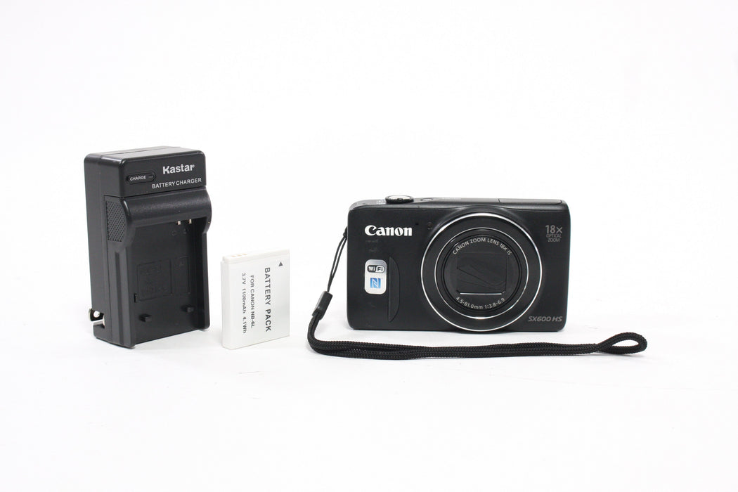 Canon SX600 HS Digital Point-and-Shoot Camera 18x Zoom 16.0mp