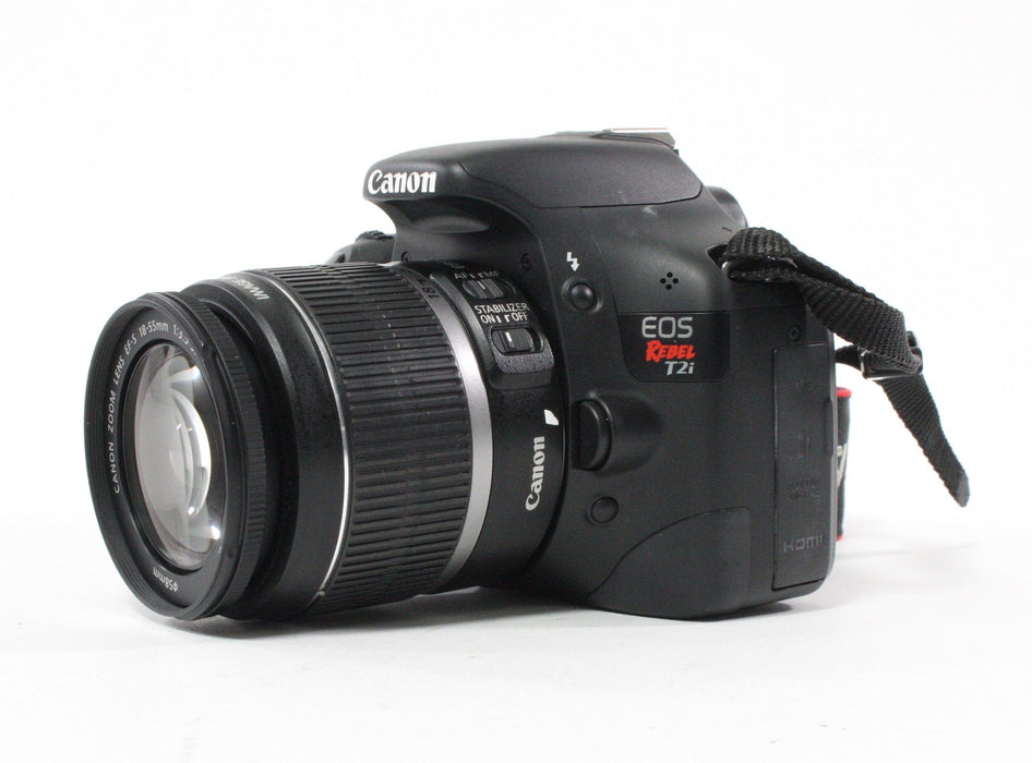 Canon T2i Digital SLR Camera with 18-55mm f/3.5-5.6 Lens Shutter Count 4,658