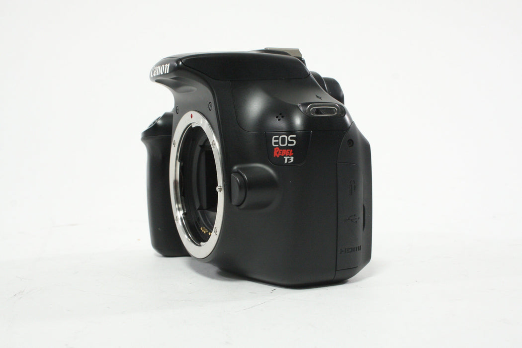 Canon T3 DSLR Camera Body with a Shudder Count of 21,570