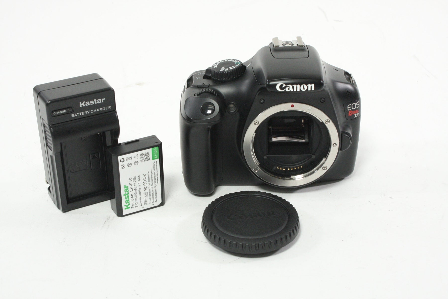 Canon T3 DSLR Camera Body with a Shudder Count of 21,570
