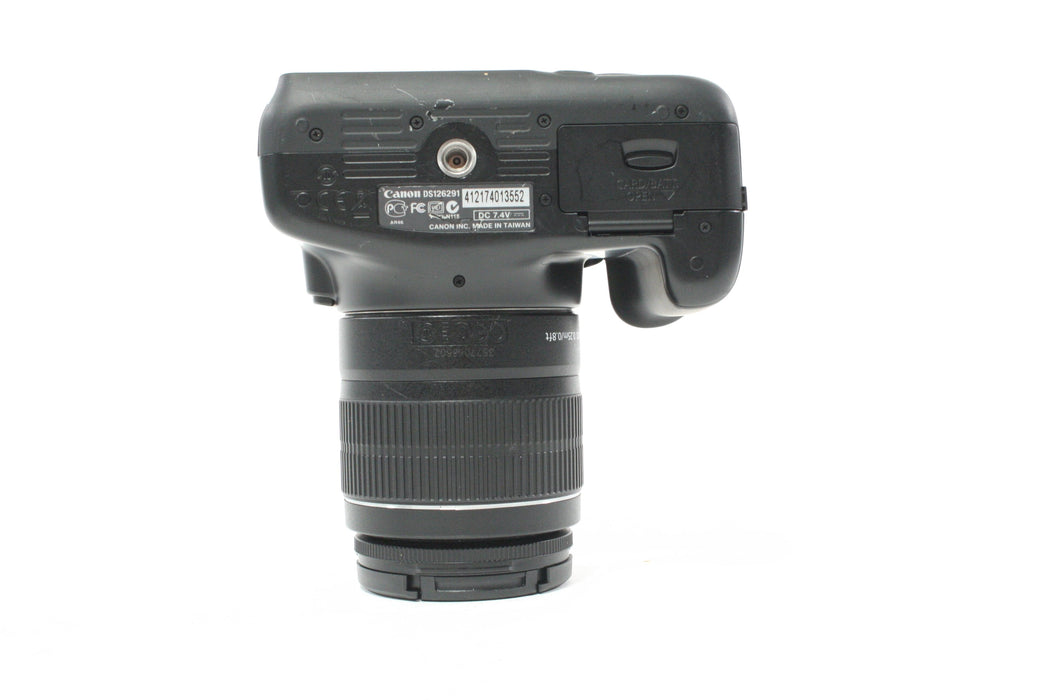Canon T3 DSLR Camera with 18-55mm f/3.5-5.6 III Lens and Shutter Count of 4,343