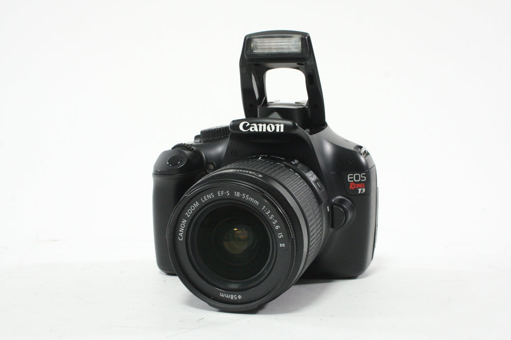 Canon T3 DSLR Camera with 18-55mm f/3.5-5.6 IS II EF-S Lens and Shutter Count 9,332