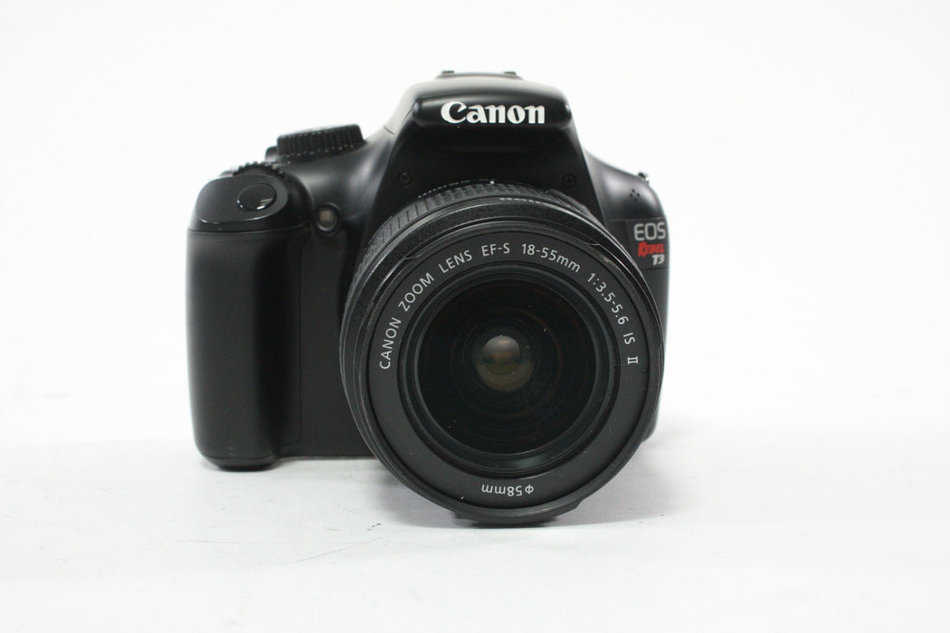 Canon T3 DSLR Camera with 18-55mm f/3.5-5.6 IS II EF-S Lens and Shutter Count 9,332