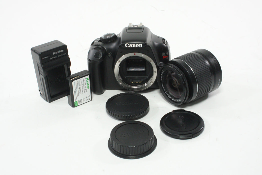 Canon T3 DSLR Camera with 18-55mm f/3.5-5.6 IS II EF-S Lens and Shutter Count 9,332