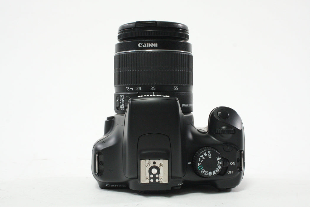 Canon T3 DSLR Camera with 18-55mm f/3.5-5.6 IS II EF-S Lens and Shutter Count 9,332