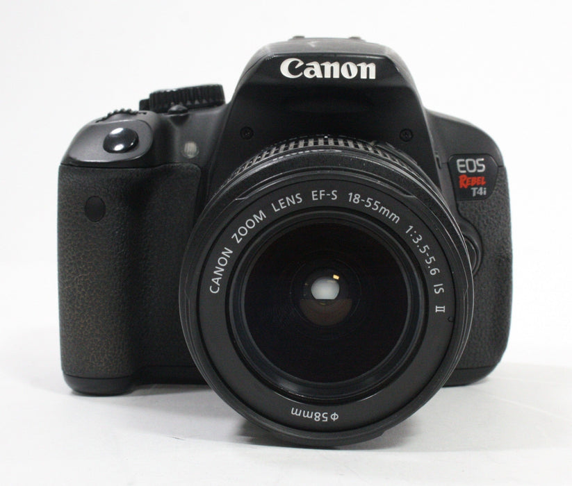 Canon T4i Digital SLR Camera with 18-55mm f/3.5-5.6 IS II Lens with Shutter Count 7,901