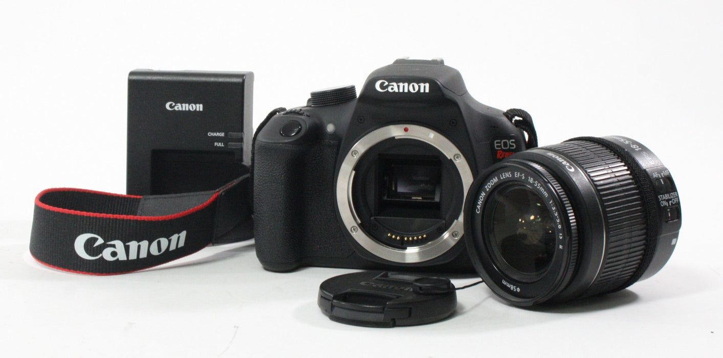 Canon T5 Digital Camera with 18-55mm f/3.5-5.6 Lens Shutter Count 5,149