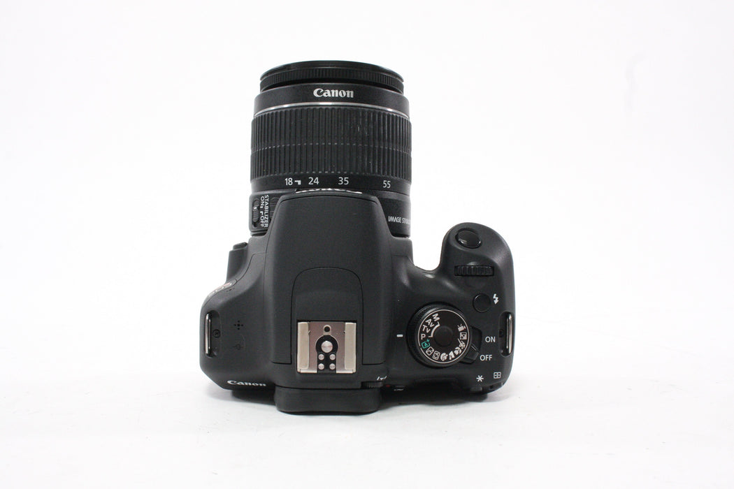 Canon T5 DSLR Camera Body with 18-55mm f/3.5-5.6 IS II Lens with Shutter Count ONLY 558