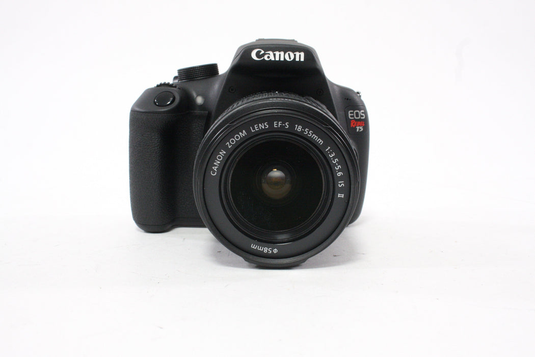 Canon T5 DSLR Camera Body with 18-55mm f/3.5-5.6 IS II Lens with Shutter Count ONLY 558